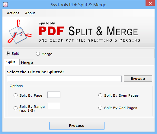 divide and merge PDF files